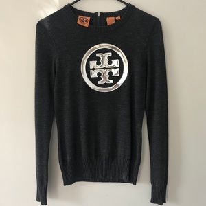 Wool gray Tory Burch sweater